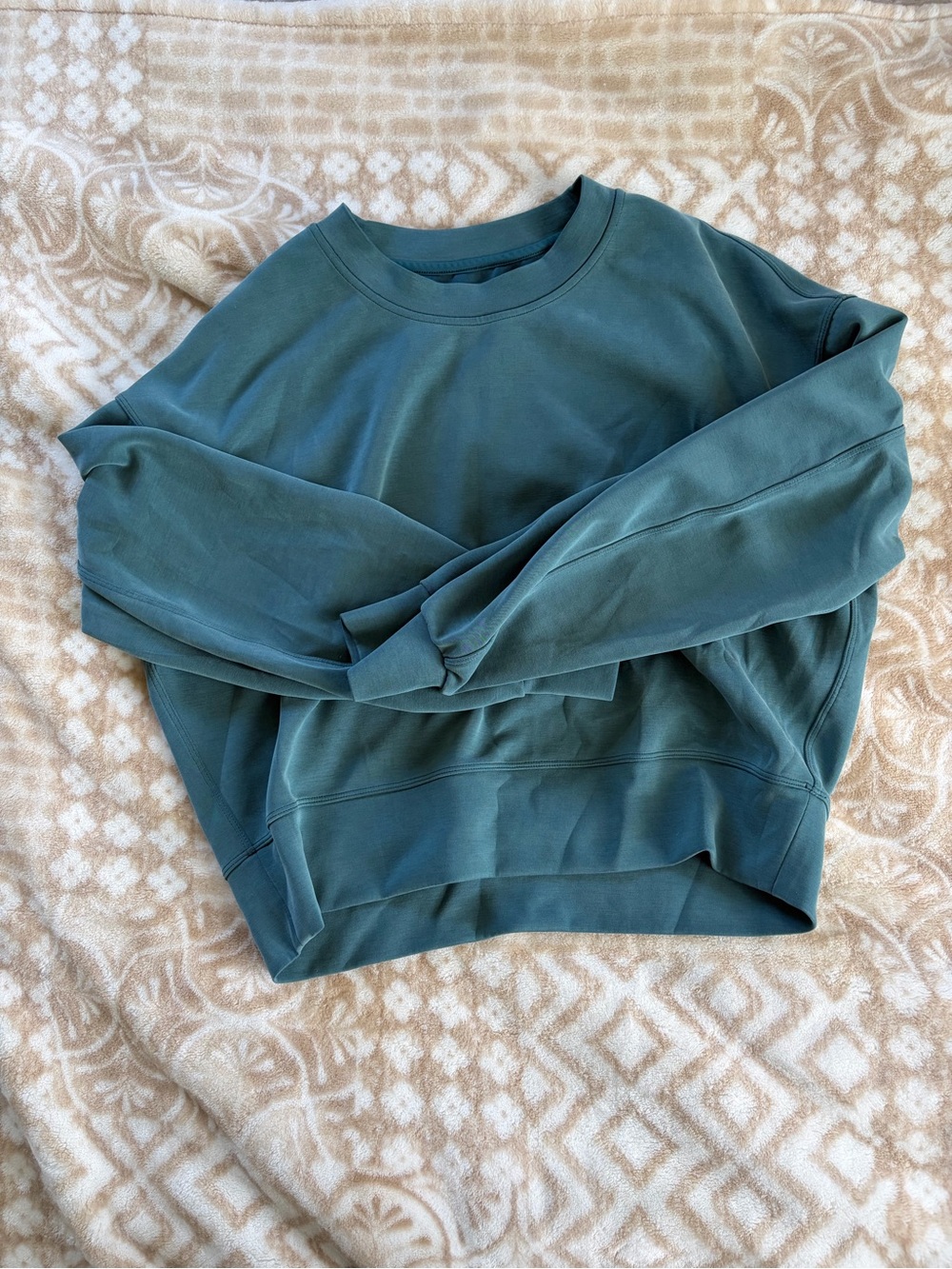 lululemon athletica Women's Crewneck Sweatshirt - Teal Green